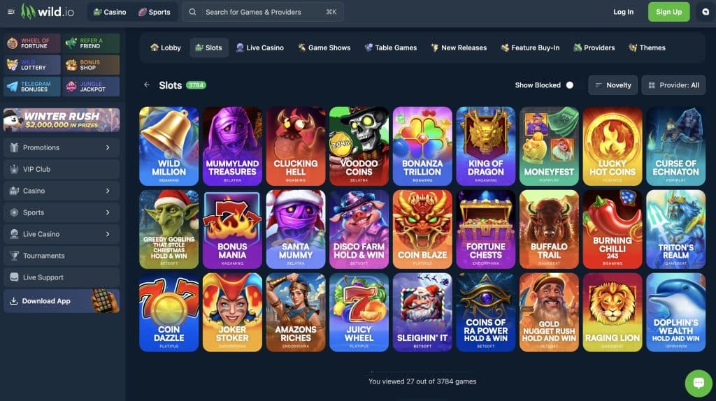 Wild.io Online Casino Texas